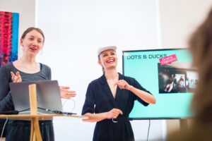 Thea Sparmeier und Kathrin Wedler