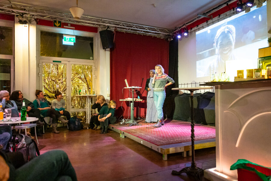 Koko N'Diabo Affo Tenin und Steffi Ribbe