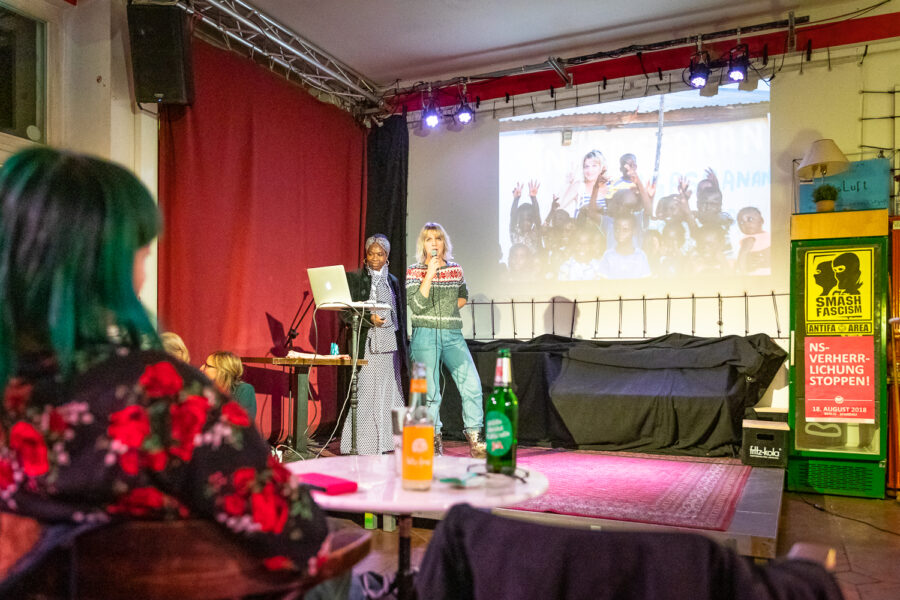 Koko N'Diabo Affo Tenin und Steffi Ribbe