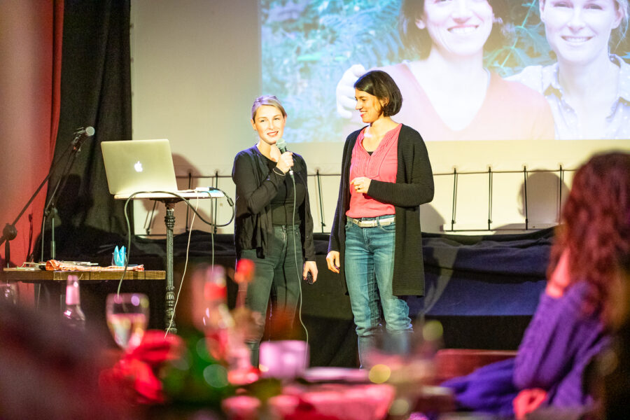 Verena Postweiler und Nina Heinke
