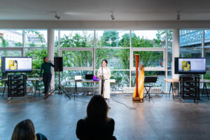 Anna Moskalets, Artem Volokitin und Tatiana Malinovska